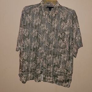 Manhattan vintage  bamboo leaf Hawaii lg